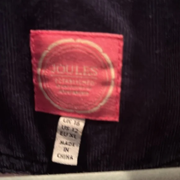 Navy and white stripe Joules sweatshirt - Picture 2 of 4